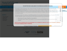 Tablet Screenshot of nastygirltalk.com